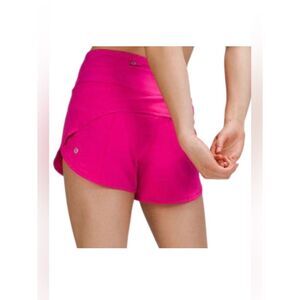 Lululemon Speed Up High-Rise Short 4" Inseam Size 4  Sonic Pink